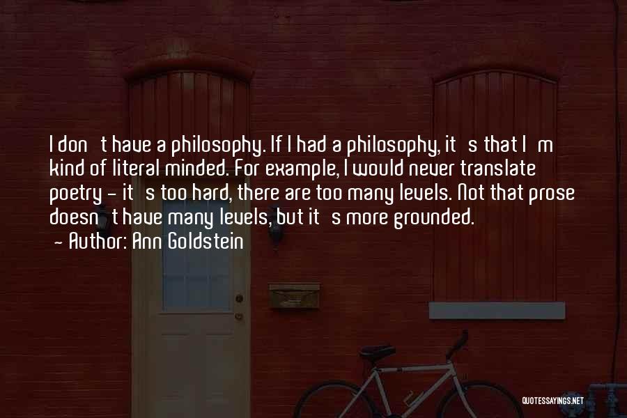 Ann Goldstein Quotes 819332