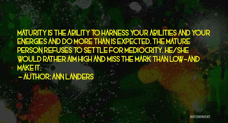 Ann Landers Quotes 1470587