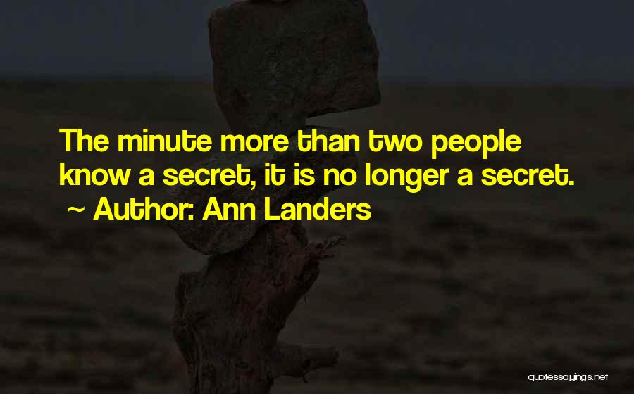 Ann Landers Quotes 1825339