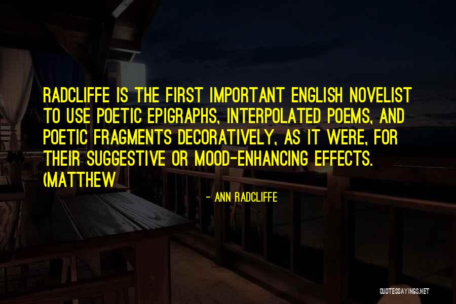Ann Radcliffe Quotes 321016 Ann Radcliffe Quotes 321016
