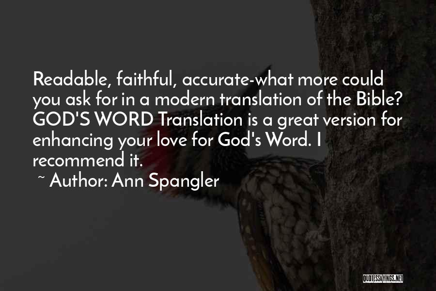 Ann Spangler Quotes 1245786