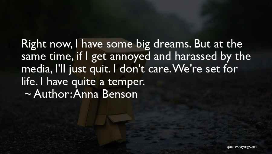 Anna Benson Quotes 969511