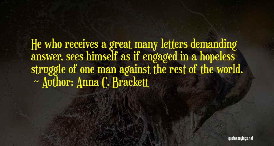 Anna C. Brackett Quotes 228738