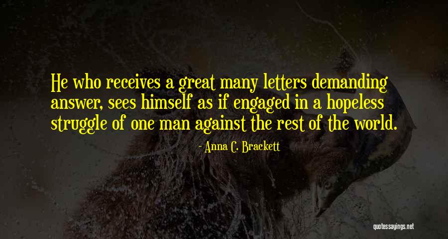 Anna C. Brackett Quotes 228738