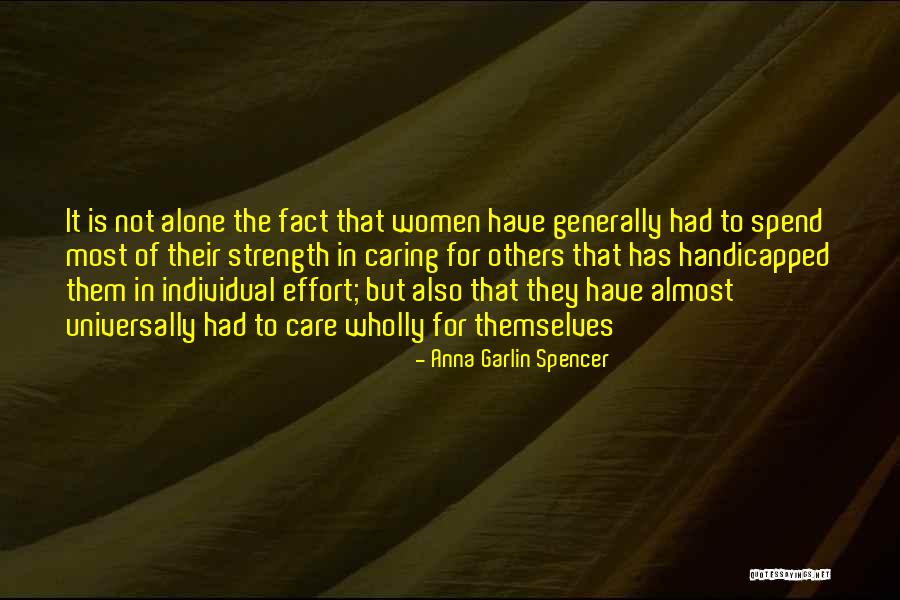 Anna Garlin Spencer Quotes 838652