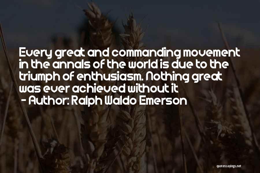 Annals Quotes By Ralph Waldo Emerson