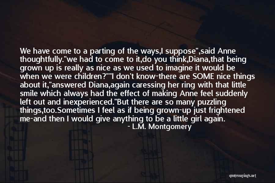 Anne And Diana Quotes By L.M. Montgomery Anne And Diana Quotes By L.M. Montgomery
