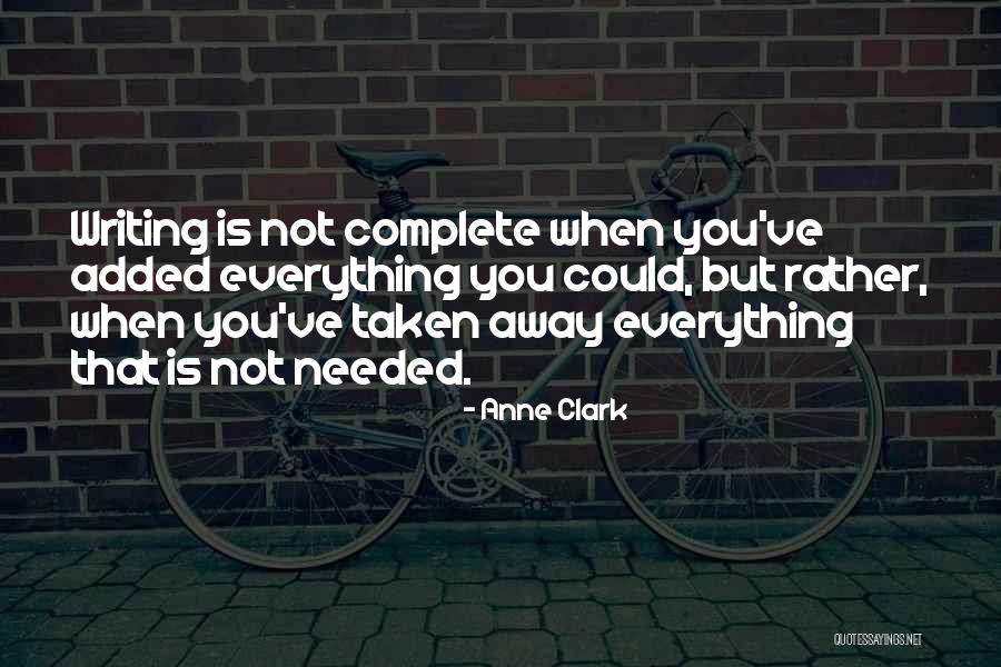 Anne Clark Quotes 1010357