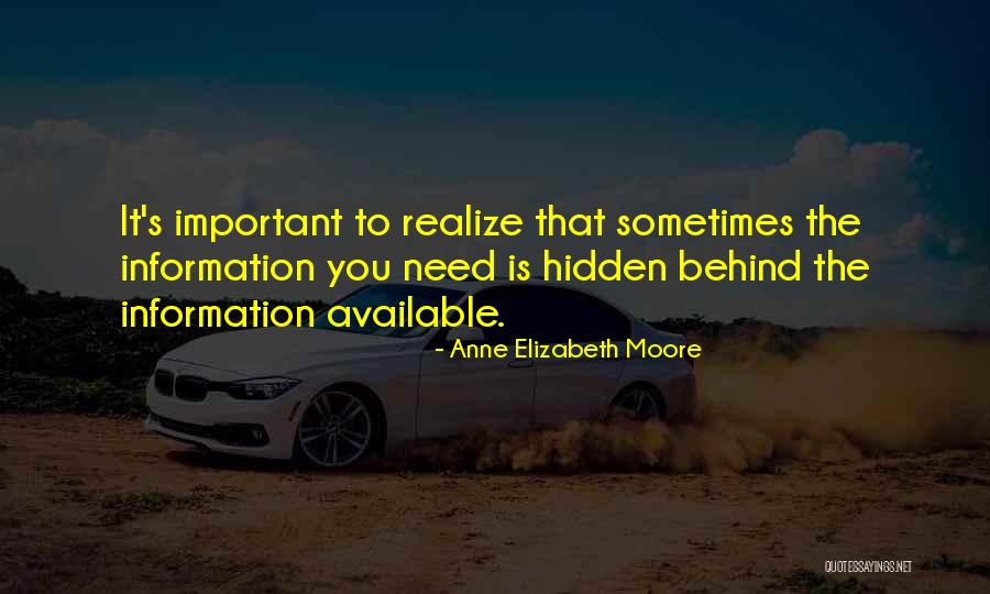 Anne Elizabeth Moore Quotes 1058560