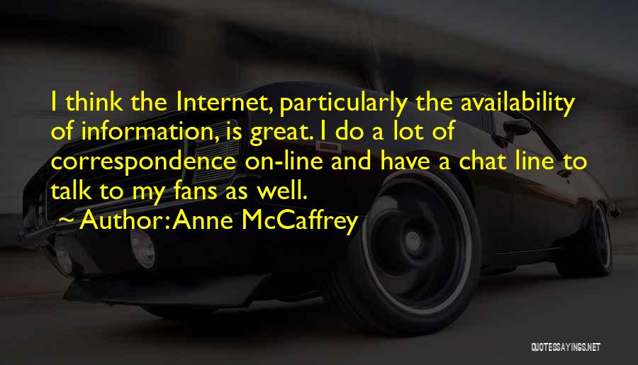 Anne McCaffrey Quotes 1019806