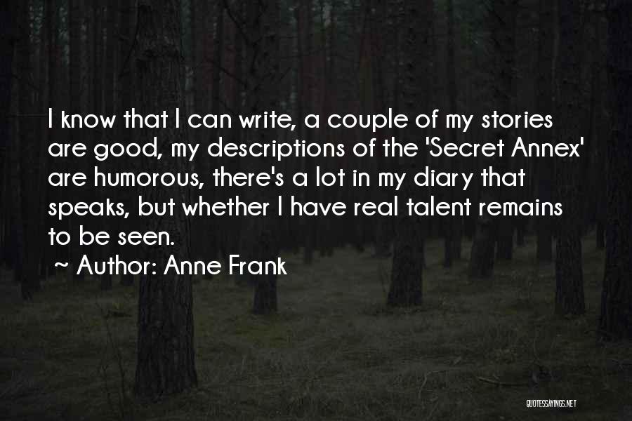 Anne Quotes By Anne Frank