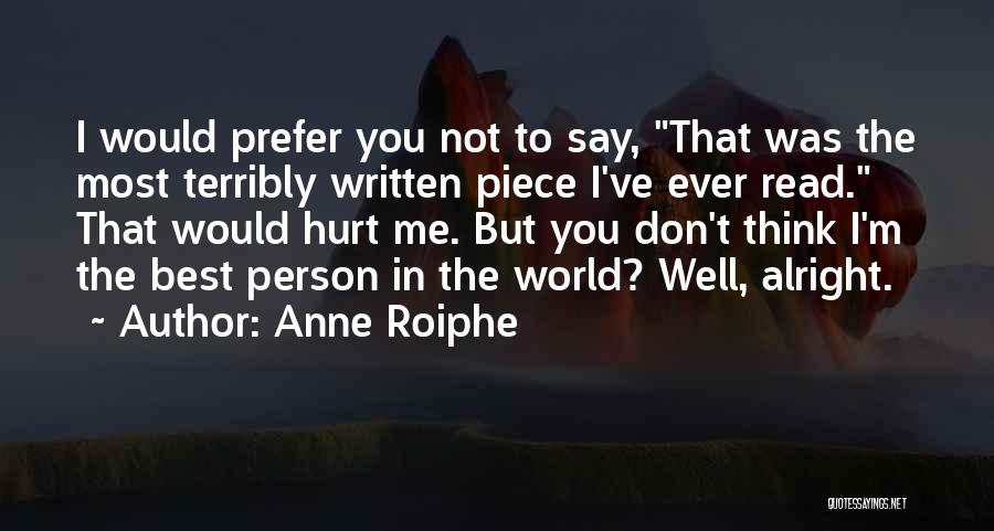 Anne Roiphe Quotes 1983346