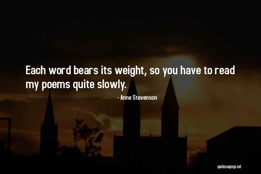 Anne Stevenson Quotes 1174967 Anne Stevenson Quotes 1174967