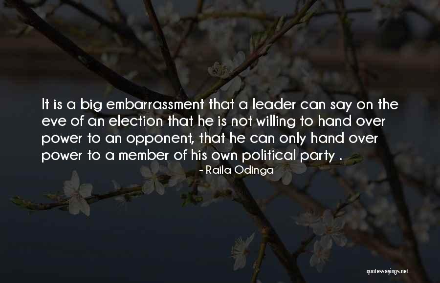 Annika Golf Quotes By Raila Odinga