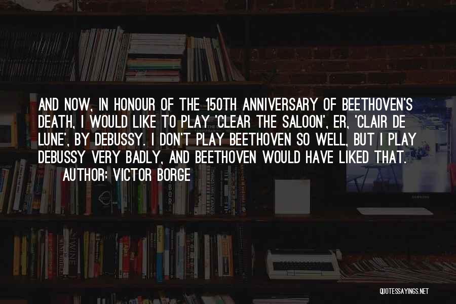 Anniversary Death Quotes By Victor Borge