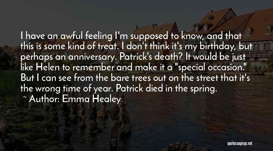 Anniversary For Death Quotes By Emma Healey
