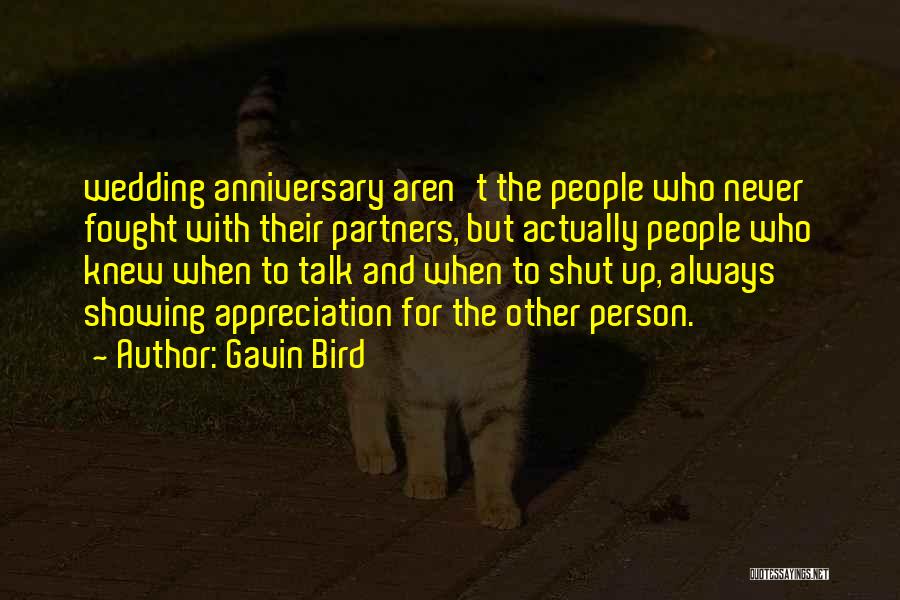 Anniversary Wedding Quotes By Gavin Bird