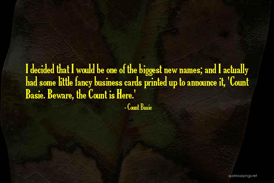 Announce Quotes By Count Basie Announce Quotes By Count Basie
