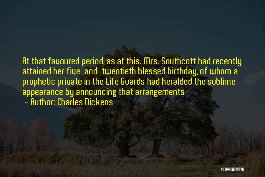 Announcing Quotes By Charles Dickens