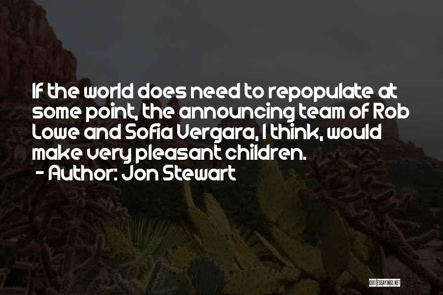 Announcing Quotes By Jon Stewart
