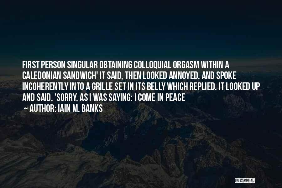 Annoyed Funny Quotes By Iain M. Banks