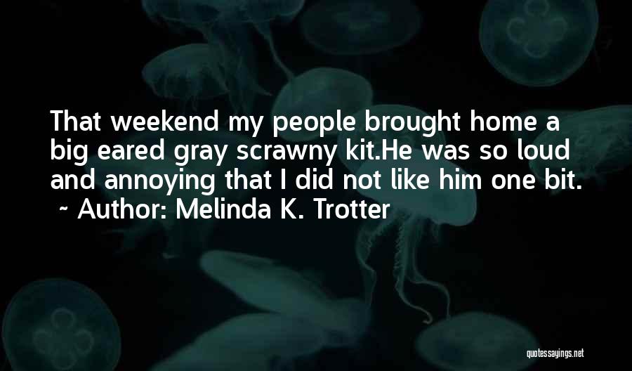 Annoying People Quotes By Melinda K. Trotter