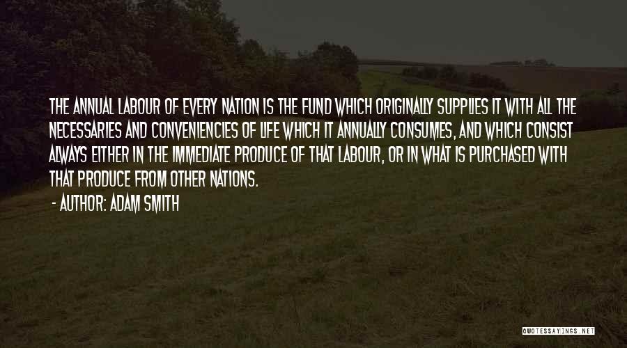 Annual Fund Quotes By Adam Smith