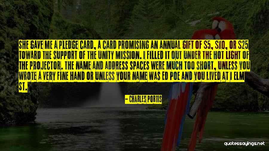 Annual Quotes By Charles Portis Annual Quotes By Charles Portis