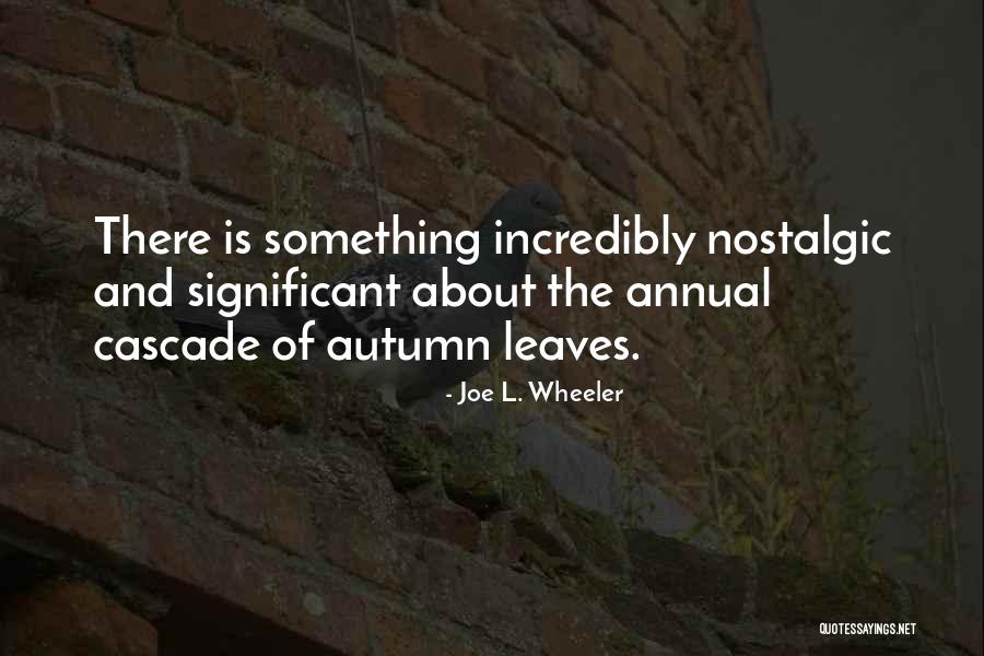 Annual Quotes By Joe L. Wheeler Annual Quotes By Joe L. Wheeler