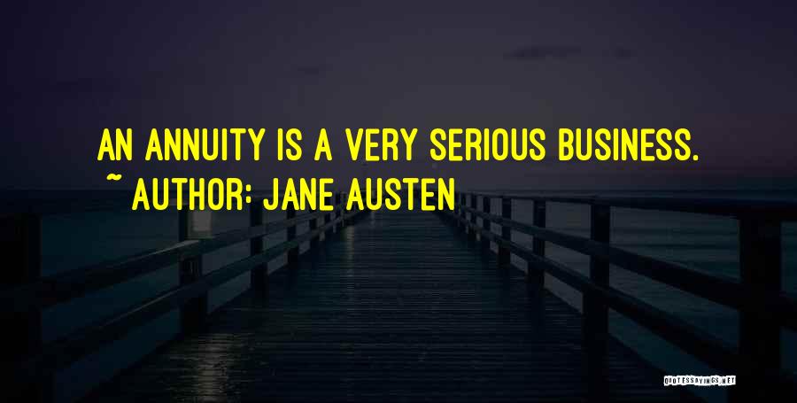 Annuity Quotes By Jane Austen