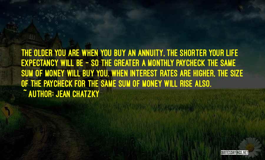 Annuity Quotes By Jean Chatzky