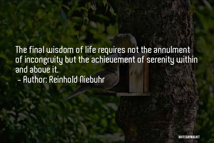Annulment Quotes By Reinhold Niebuhr