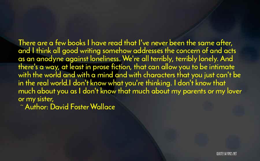 Anodyne Quotes By David Foster Wallace