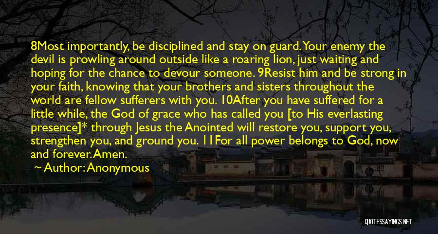 Anointed By God Quotes By Anonymous