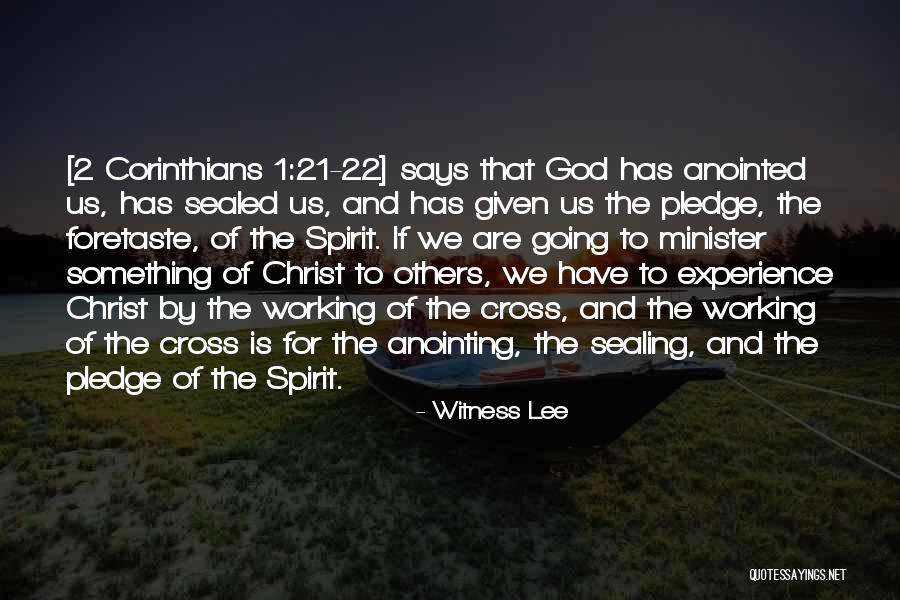 Anointing Quotes By Witness Lee Anointing Quotes By Witness Lee