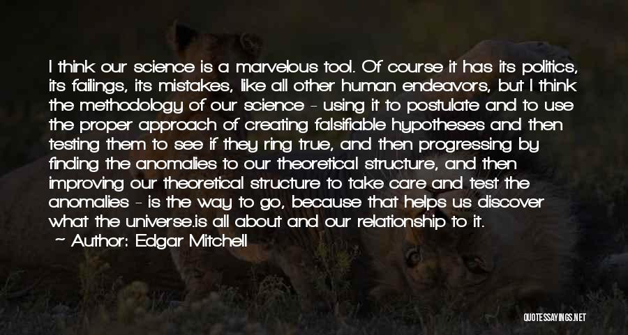 Anomalies Quotes By Edgar Mitchell