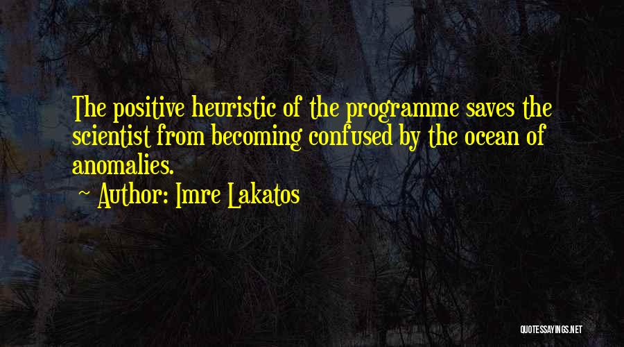 Anomalies Quotes By Imre Lakatos