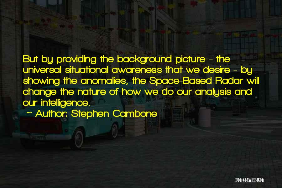 Anomalies Quotes By Stephen Cambone