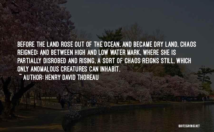 Anomalous Quotes By Henry David Thoreau