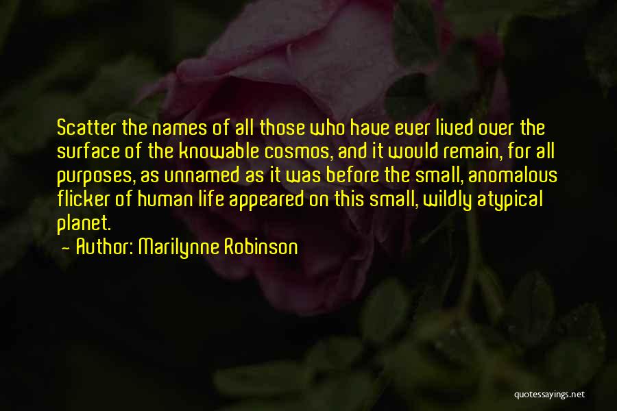 Anomalous Quotes By Marilynne Robinson