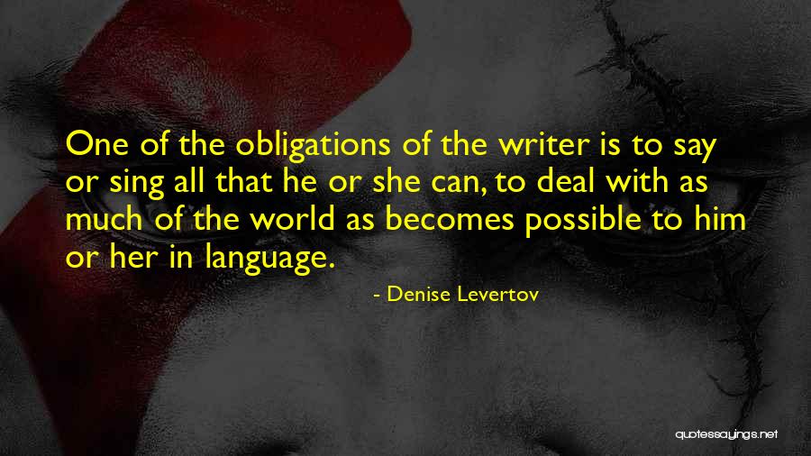 Anomynity Quotes By Denise Levertov Anomynity Quotes By Denise Levertov