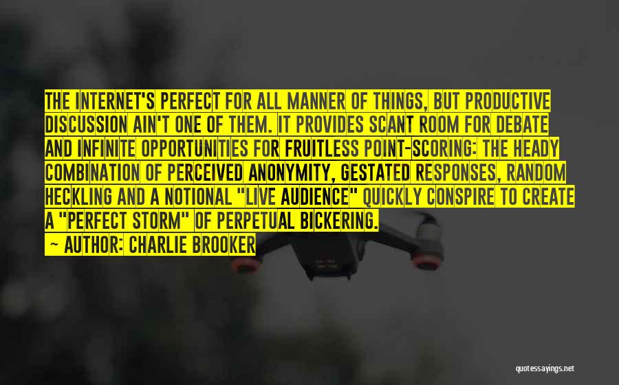 Anonymity On The Internet Quotes By Charlie Brooker