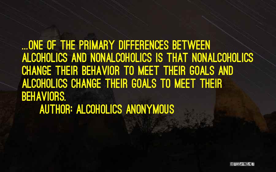 Anonymous Alcoholics Quotes By Alcoholics Anonymous