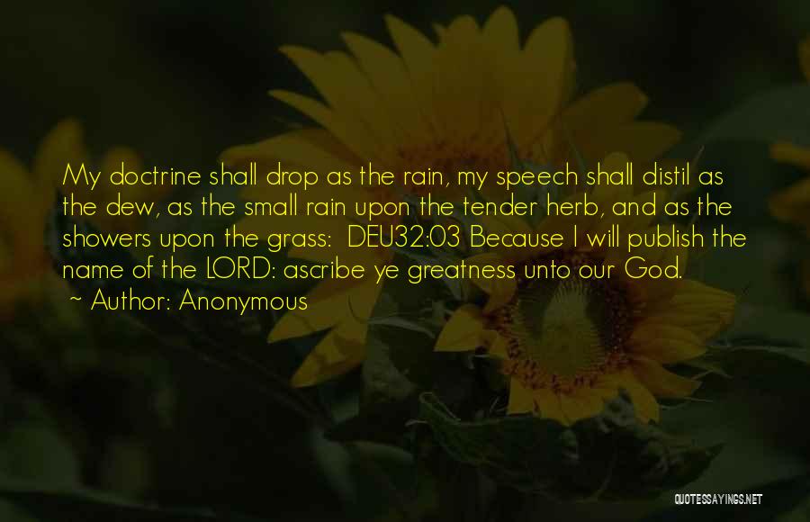 Anonymous Speech Quotes By Anonymous