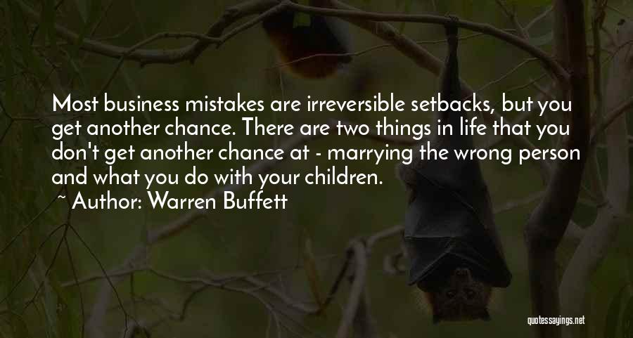 Another Chance At Life Quotes By Warren Buffett