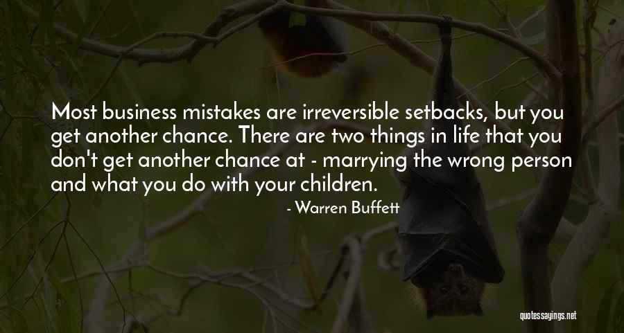 Another Chance At Life Quotes By Warren Buffett