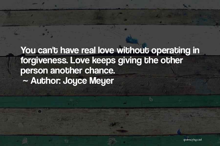 Another Chance At Love Quotes By Joyce Meyer