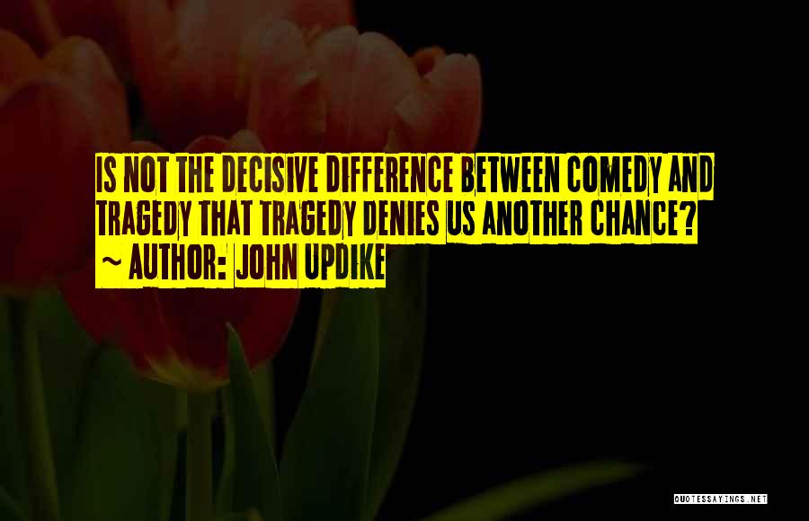Another Chance Quotes By John Updike