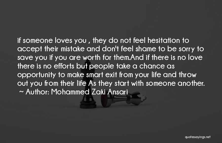 Another Chance Quotes By Mohammed Zaki Ansari