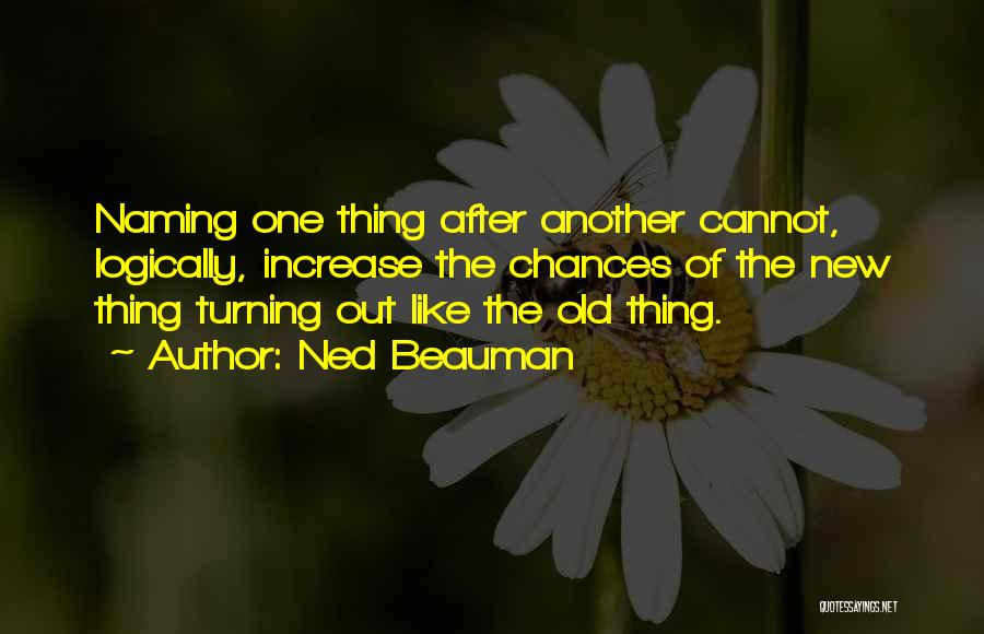Another Chance Quotes By Ned Beauman